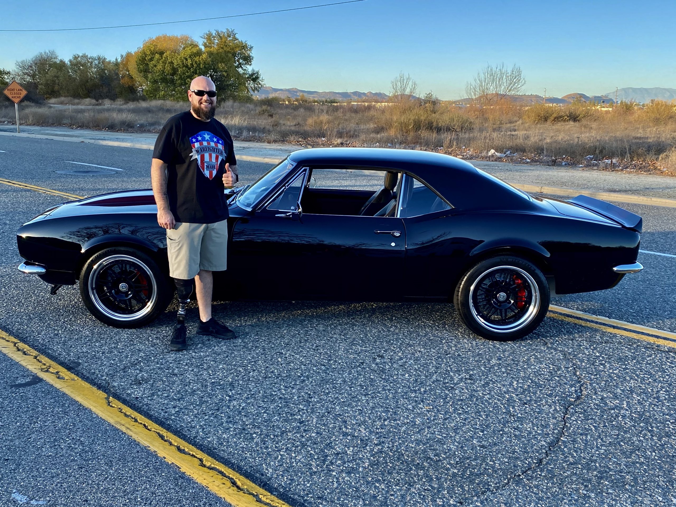 Rob 5's 1967 Camaro, built by Warfighter Made